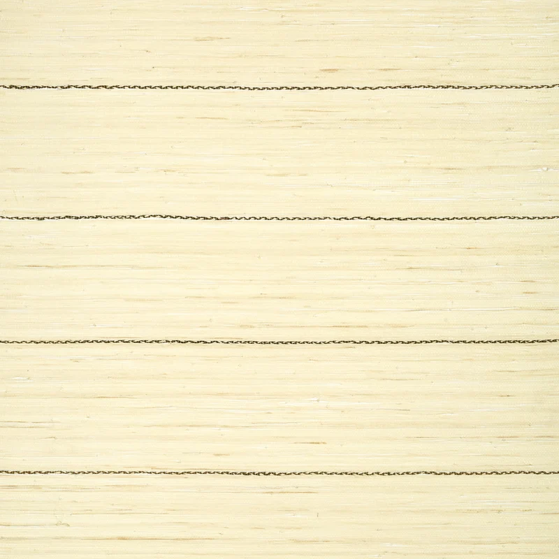 Thibaut Navajo — Natural Raffia on Non Woven wallpaper in Natural