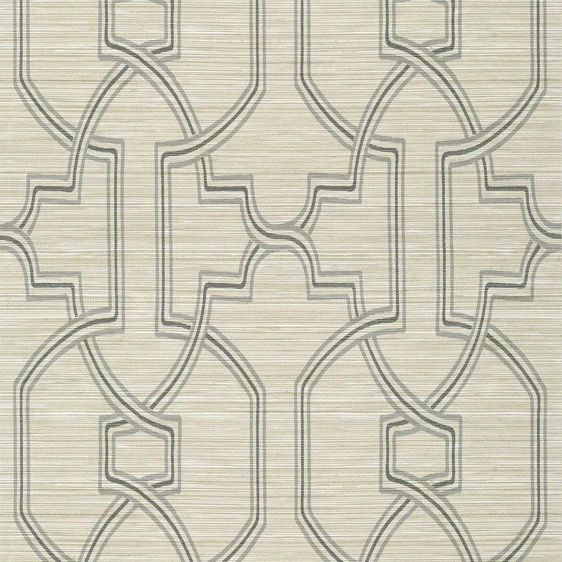 Thibaut Promenade — Linen Embossed Vinyl on Non Woven wallpaper in Linen