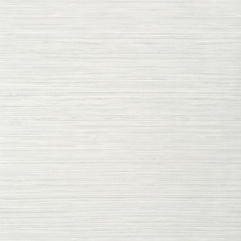 Thibaut Kendari Grass — Light Grey Embossed Vinyl on Non Woven wallpaper in Light Grey