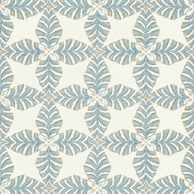 Thibaut Starleaf — Aqua Wallpaper wallpaper in Aqua