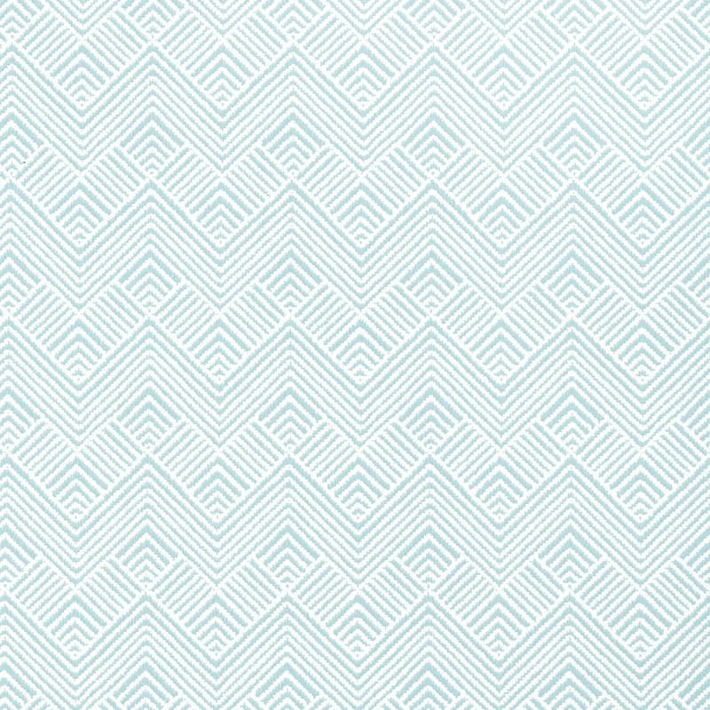 Thibaut Oslo Chevron — Aqua Wallpaper wallpaper in Aqua
