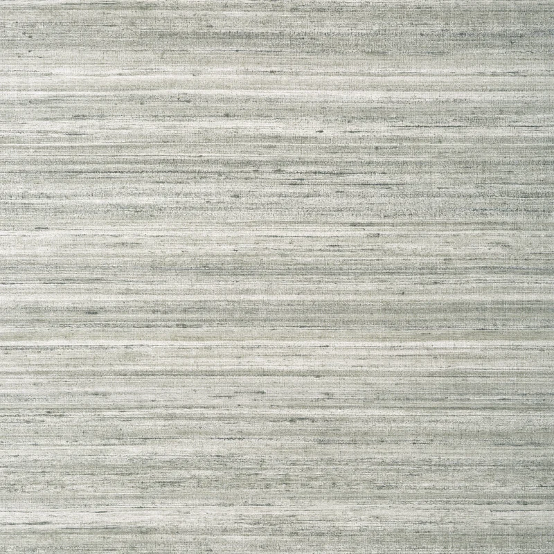 Thibaut Wild Silk — Charcoal on Metallic Silver Embossed Vinyl on Non Woven wallpaper in Charcoal on Metallic Silver