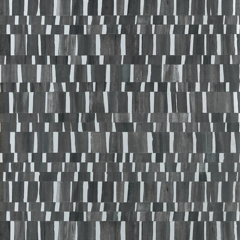 Thibaut Twillingate — Black Embossed Vinyl on Non Woven wallpaper in Black