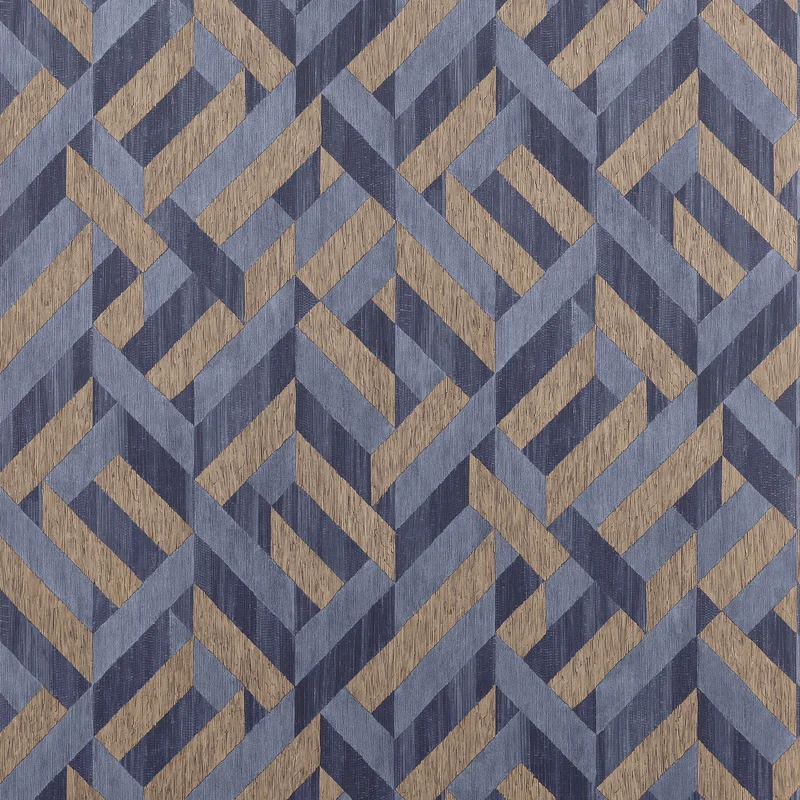Thibaut Bristlecone — Navy wallpaper