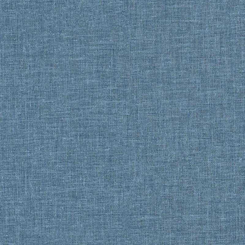 Thibaut Linen Weave — Blue PVC-Free, Thermo Polymer Olefin on Non Woven wallpaper in Blue