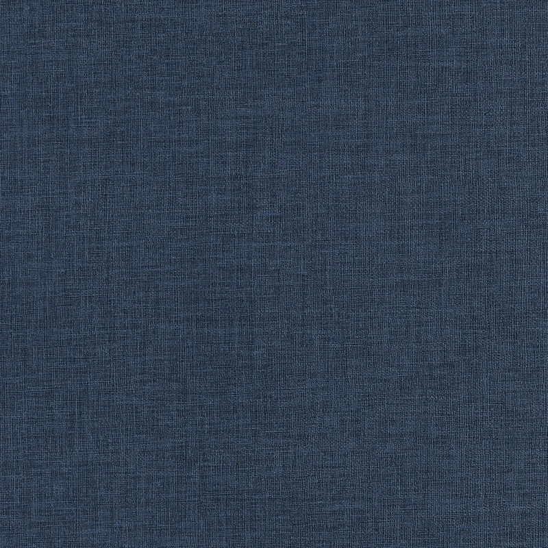 Thibaut Linen Weave — Navy PVC-Free, Thermo Polymer Olefin on Non Woven wallpaper in Navy