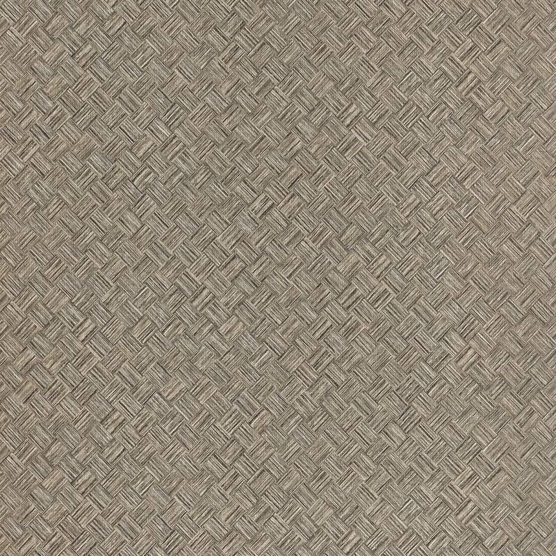 Thibaut Saddle Weave — Taupe Embossed Vinyl on Non Woven wallpaper in Taupe