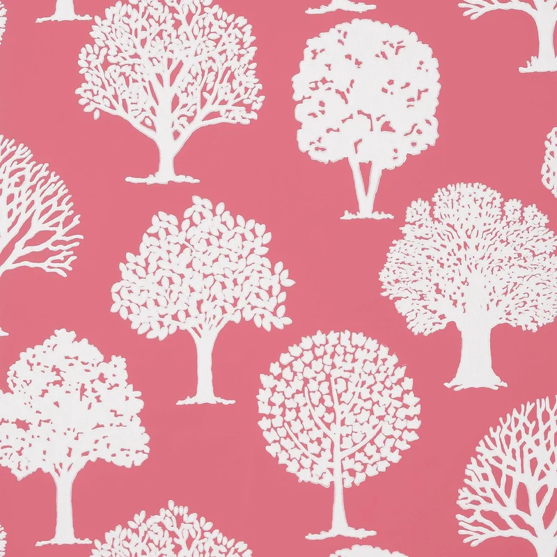Thibaut Russell Square — Raspberry Wallpaper wallpaper in Raspberry