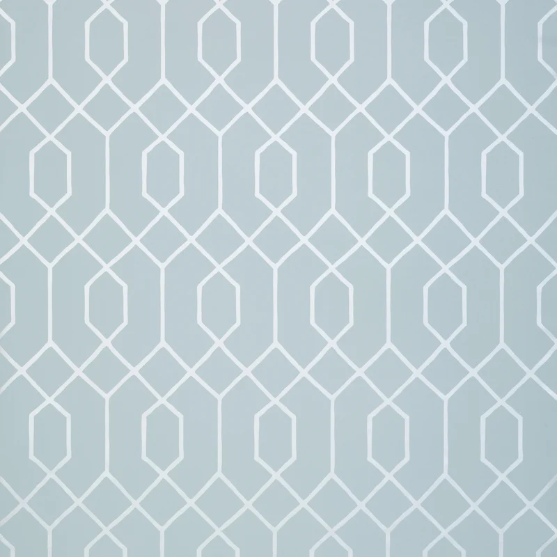 Thibaut La Farge — Metallic Silver on Blue Wallpaper wallpaper in Metallic Silver on Blue