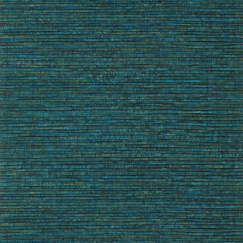 Thibaut Woody Grass — Turquoise and Brown Embossed Vinyl on Non Woven wallpaper in Turquoise and Brown