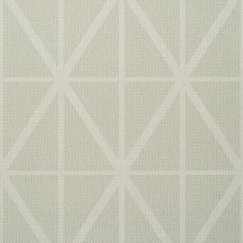 Thibaut Cafe Weave Trellis — Putty Embossed Vinyl on Non Woven wallpaper in Putty