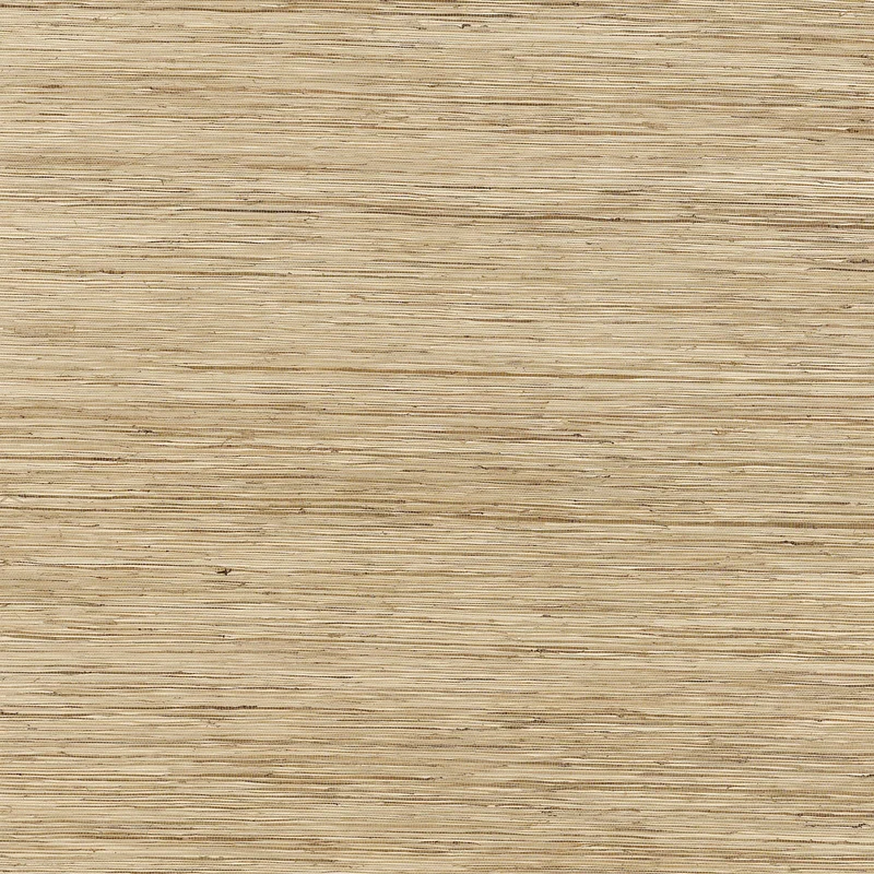 Thibaut Ramie Bay — Beige Jute on Paper wallpaper in Beige
