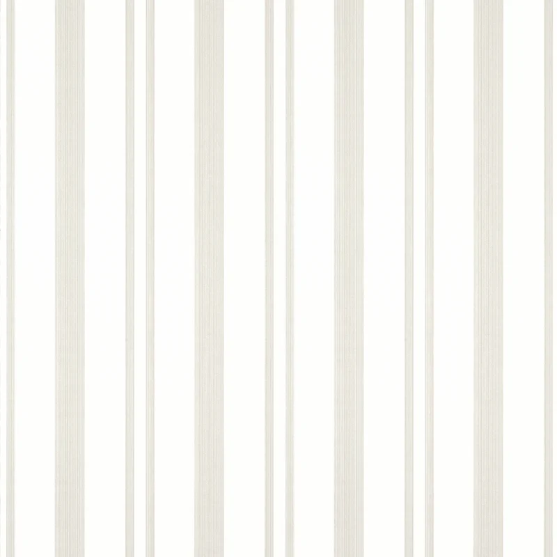 Thibaut Maggie Stripe — Beige Non Woven wallpaper in Beige