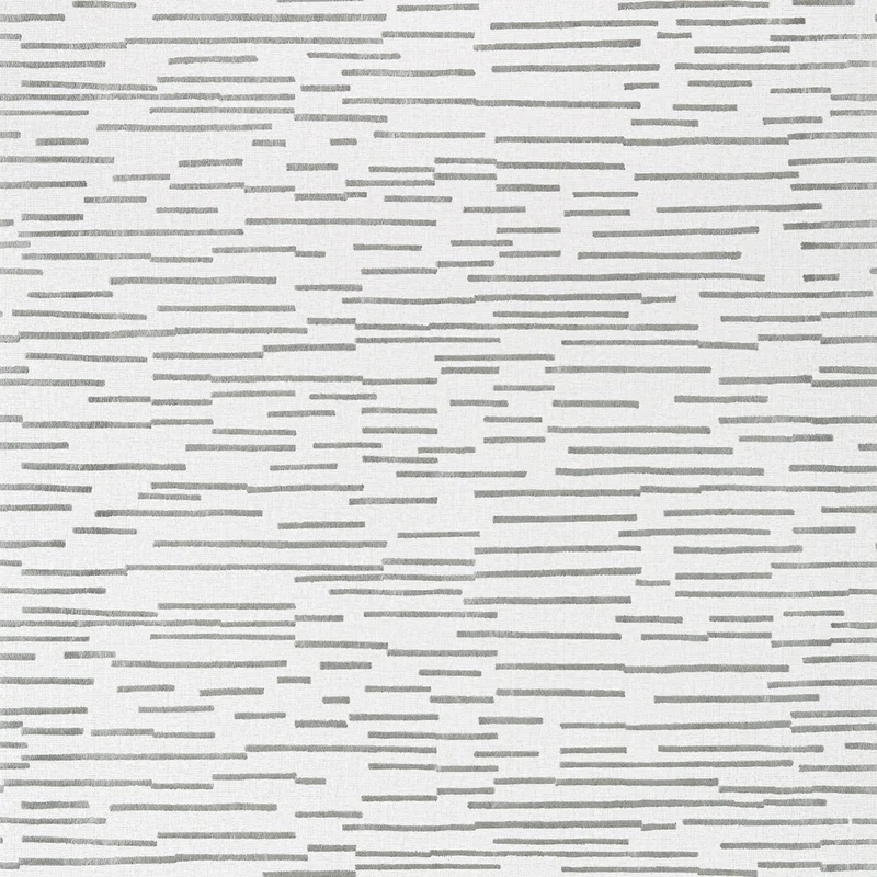 Thibaut Sierra — Metallic Silver on White Non Woven wallpaper in Metallic Silver on White