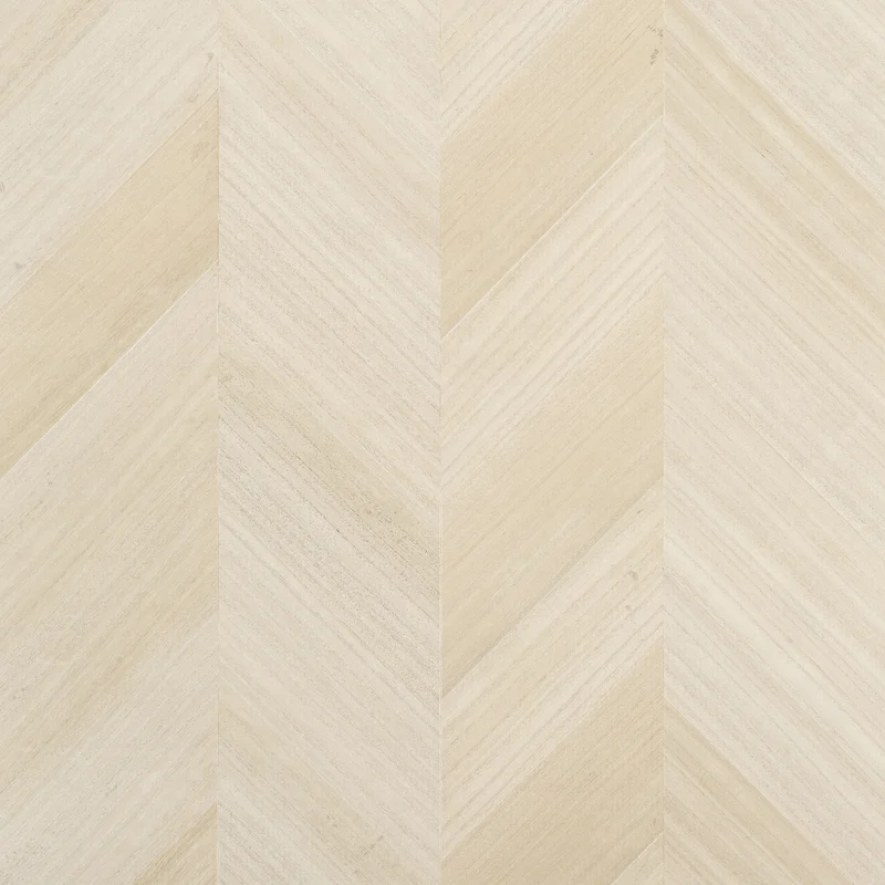 Thibaut Inyo Wood — White Wood Veneer on Non Woven wallpaper in White