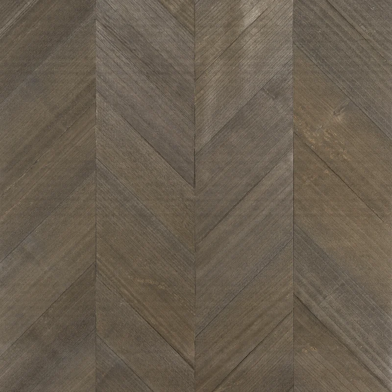Thibaut Inyo Wood — Walnut Wood Veneer on Non Woven wallpaper in Walnut