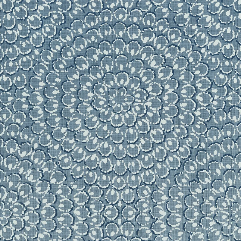 Thibaut Aster — Navy String on Paper wallpaper in Navy