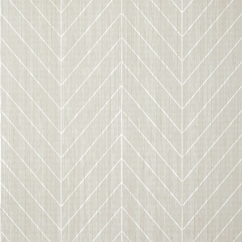 Thibaut Land Bridge — Taupe Paper String on Non Woven wallpaper in Taupe