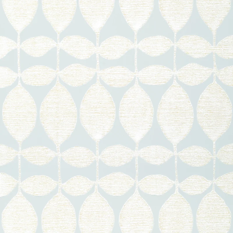 Thibaut Lola — Pearl on Soft Blue Wallpaper wallpaper in Pearl on Soft Blue
