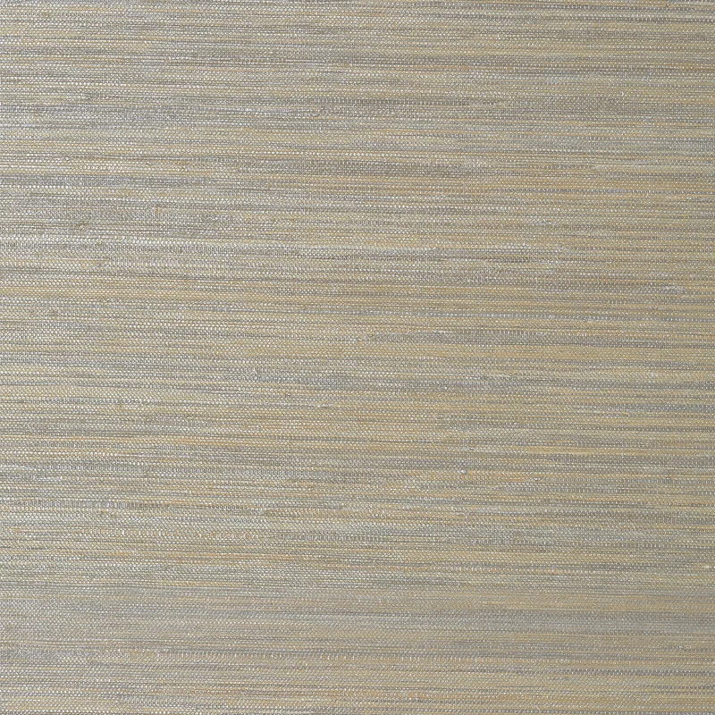 Thibaut Gulf Shore — Grey Raffia on Non Woven wallpaper in Grey