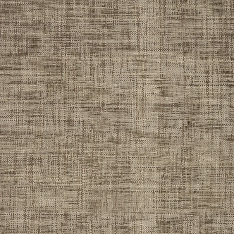 Thibaut Carolina Raffia — Grey Raffia on Non Woven wallpaper in Grey