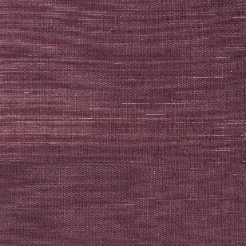 Thibaut Shang Extra Fine Sisal — Plum Extra Fine Sisal on Paper wallpaper in Plum