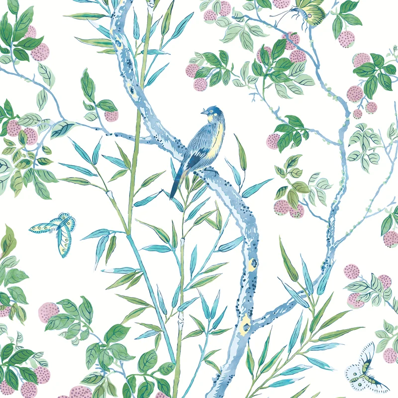 Thibaut Claire — Blue and Green wallpaper