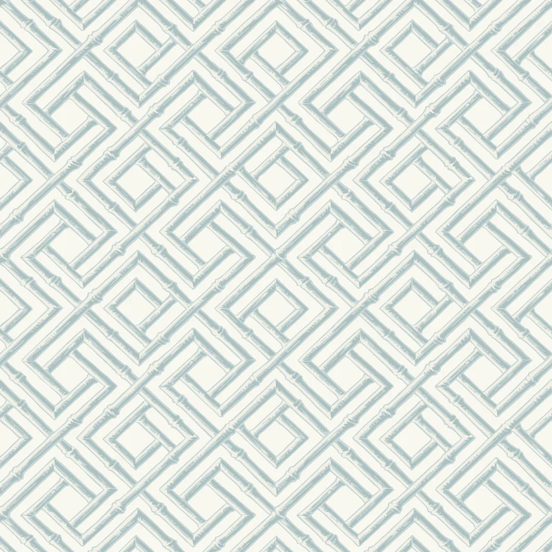 Thibaut French Lattice — Spa Blue Wallpaper wallpaper in Spa Blue