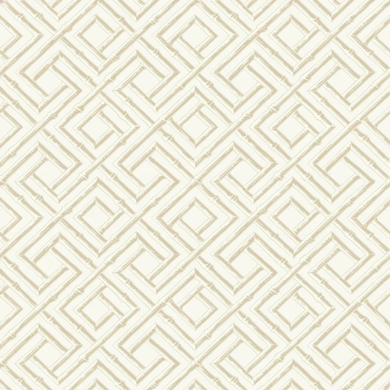Thibaut French Lattice — Cream Wallpaper wallpaper in Cream