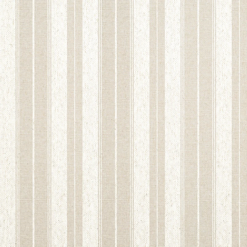 Thibaut Frisco Stripe — Beige Paperweave on Non Woven wallpaper in Beige