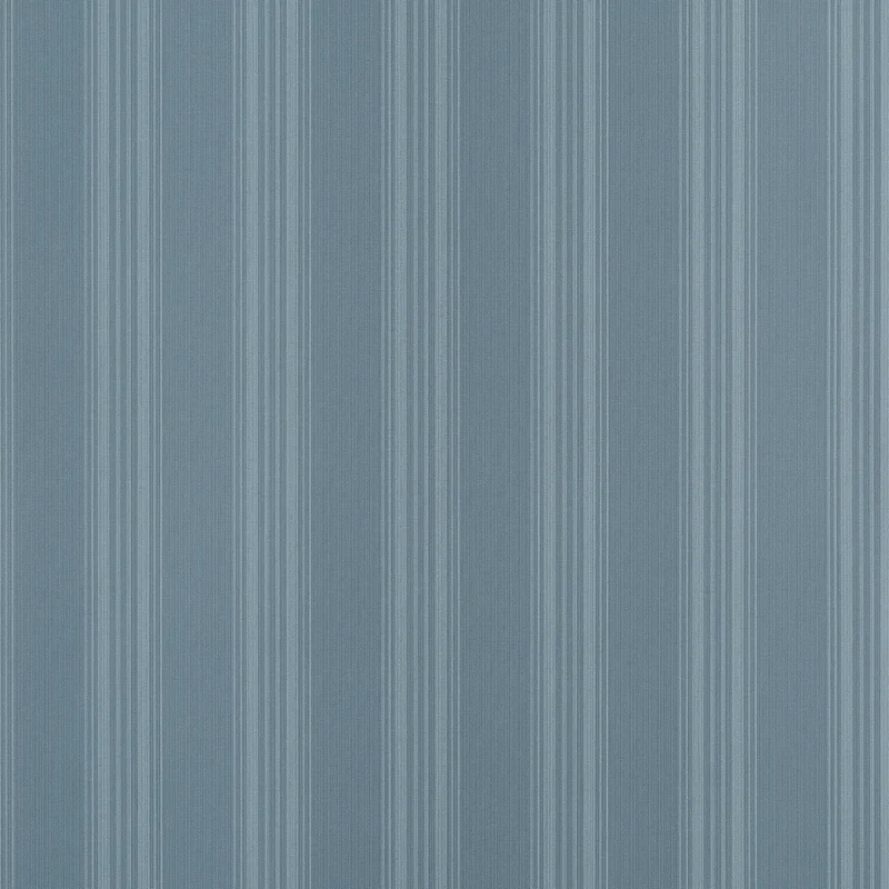 Thibaut Scarlet Stripe — Slate Blue Non Woven wallpaper in Slate Blue