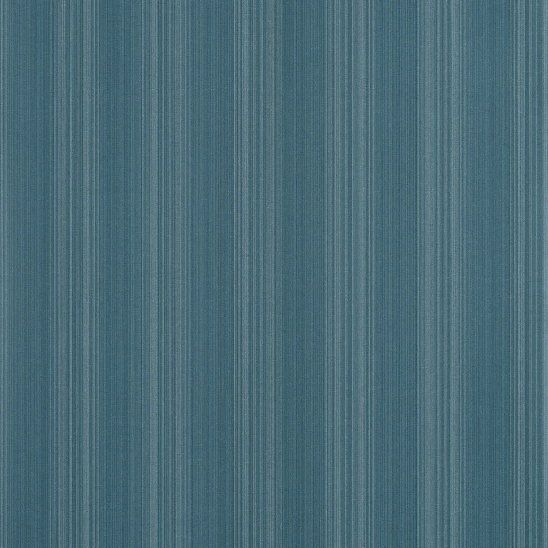 Thibaut Scarlet Stripe — Peacock Blue Non Woven wallpaper in Peacock Blue