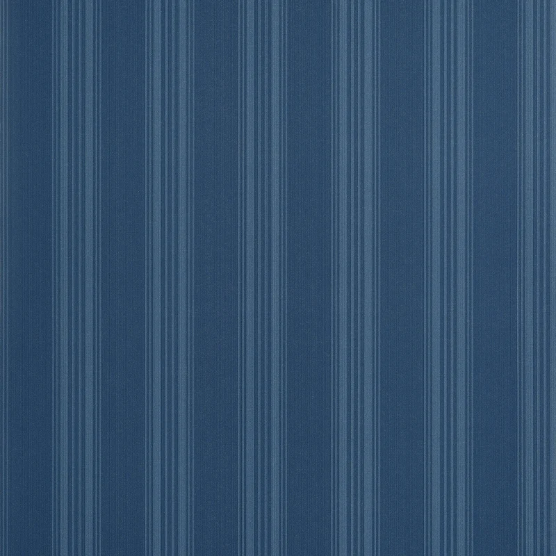 Thibaut Scarlet Stripe — Navy Non Woven wallpaper in Navy