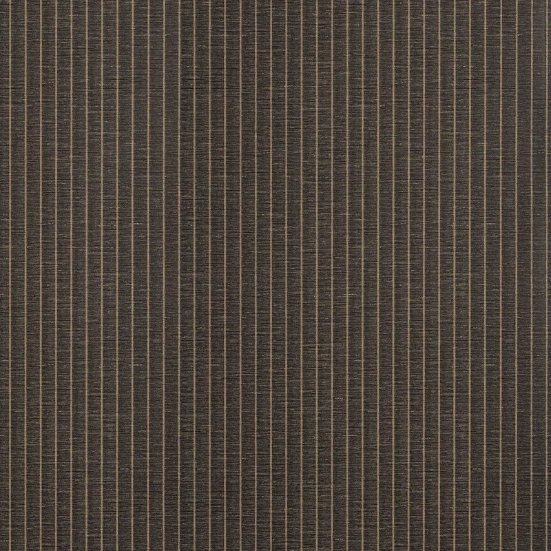 Thibaut Suited Stripe — Black Non Woven wallpaper in Black