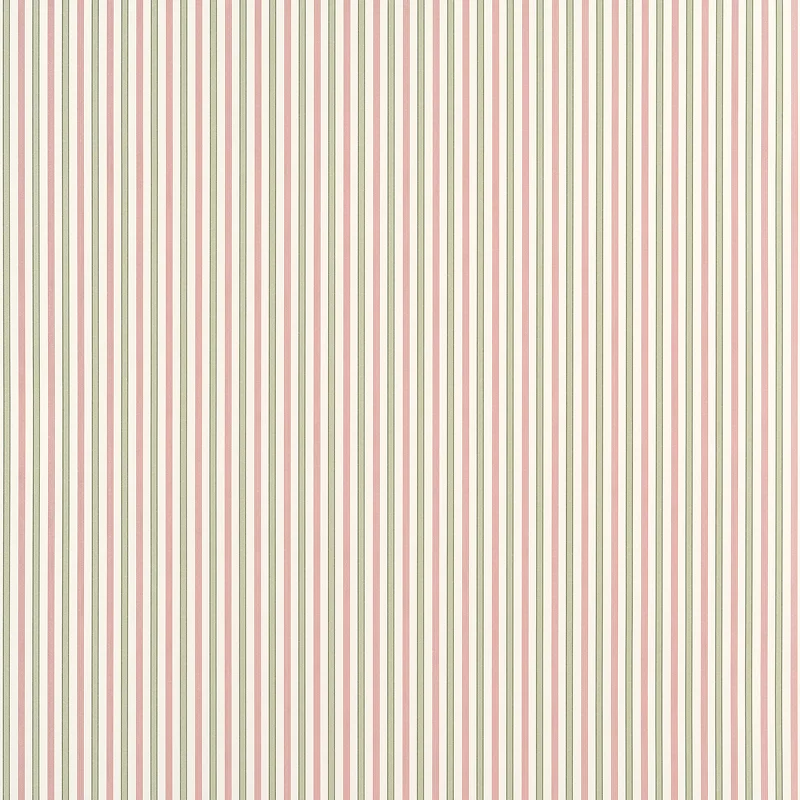 Thibaut Conner Stripe — Green and Pink Non Woven wallpaper in Green and Pink