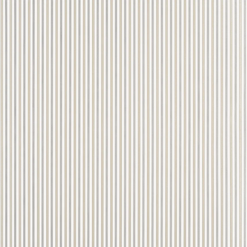 Thibaut Conner Stripe — Beige and Grey Non Woven wallpaper in Beige and Grey