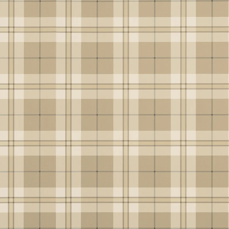 Thibaut Douglas Plaid — Camel Non Woven wallpaper in Camel