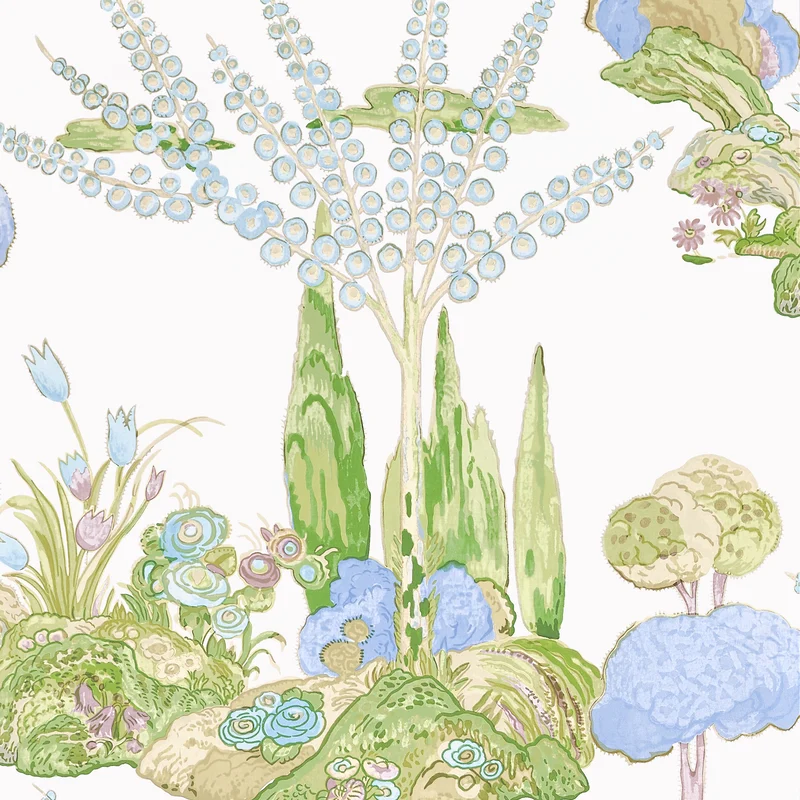 Thibaut Orleans — Lavender Non Woven wallpaper in Lavender