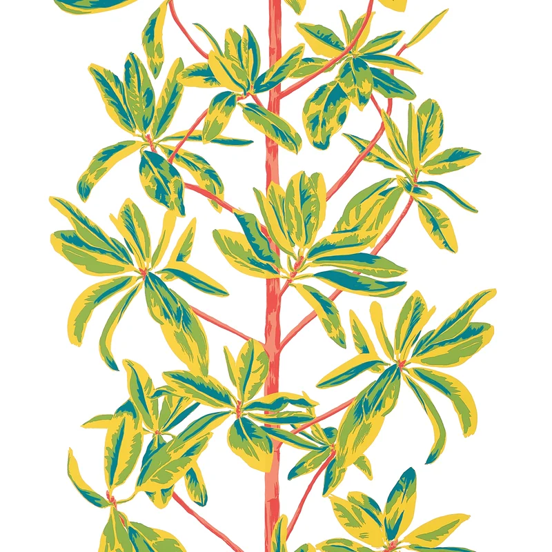 Thibaut Mangrove Tree — Coral Wallpaper wallpaper in Coral