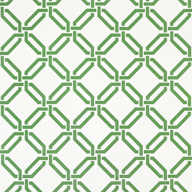 Thibaut Miramar Way — Green Paperweave on Non Woven wallpaper in Green