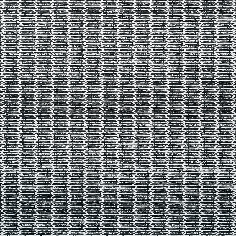 Thibaut Channels — Black Paperweave wallpaper in Black