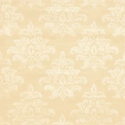 Thibaut Kunqu Damask — Beige Grasscloth Printed wallpaper in Beige