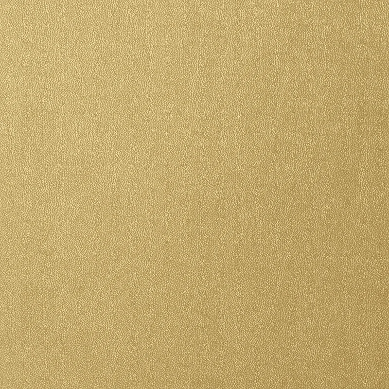Thibaut Western Leather — Metallic Gold Embossed Vinyl Woven Wallpaper wallpaper in Metallic Gold