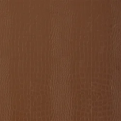 Thibaut Greater Gator — Chocolate Embossed Vinyl Woven Wallpaper wallpaper in Chocolate
