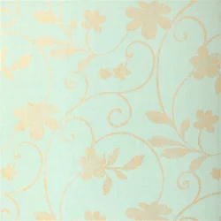 Thibaut Kohala — Aqua Non-Woven Fabric Backed Vinyl wallpaper in Aqua