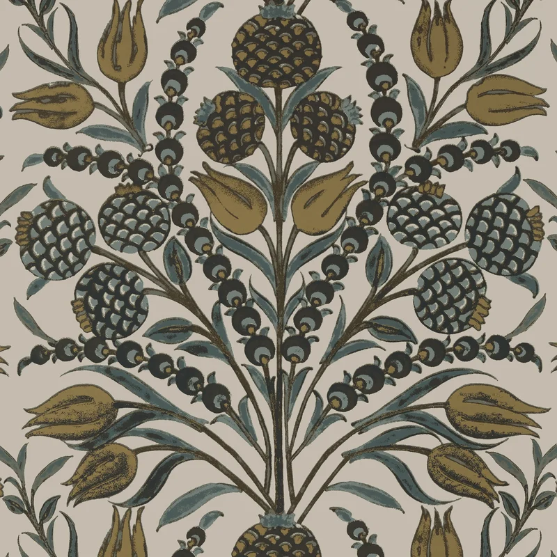 Thibaut Corneila — Grey and Gold Wallpaper wallpaper in Grey and Gold