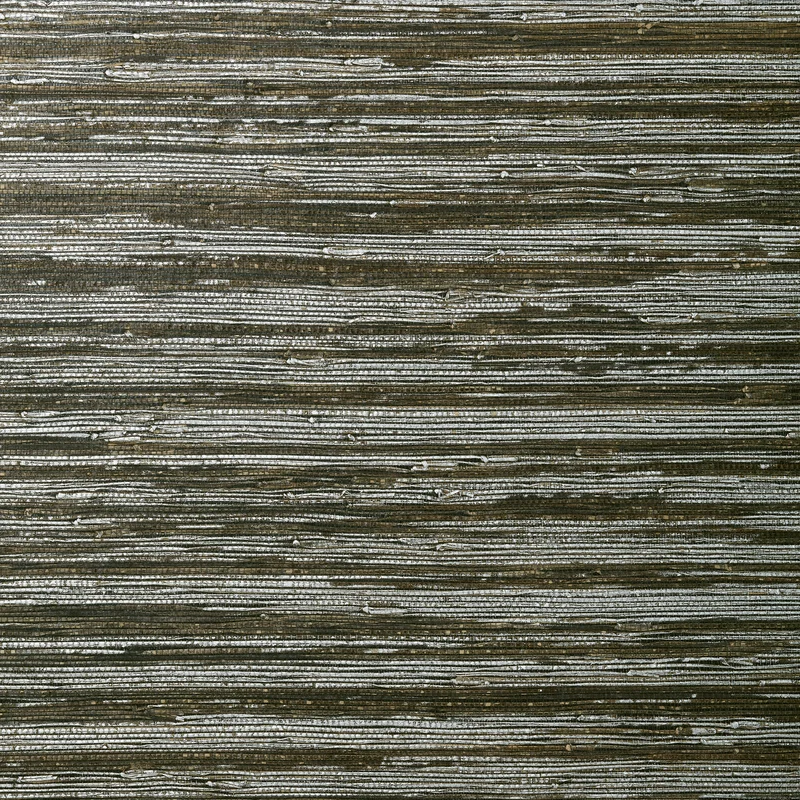 Thibaut Canyon — Black Grass on Non Woven wallpaper in Black