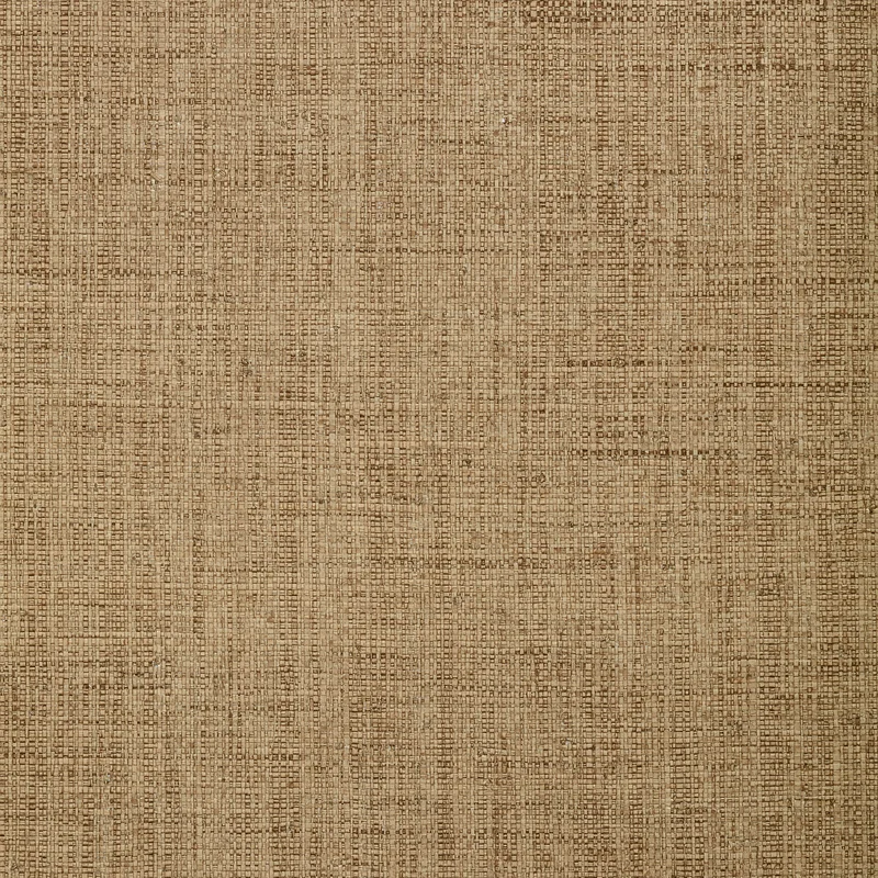 Thibaut Provincial Weave — Tobacco Raffia on Non Woven wallpaper in Tobacco