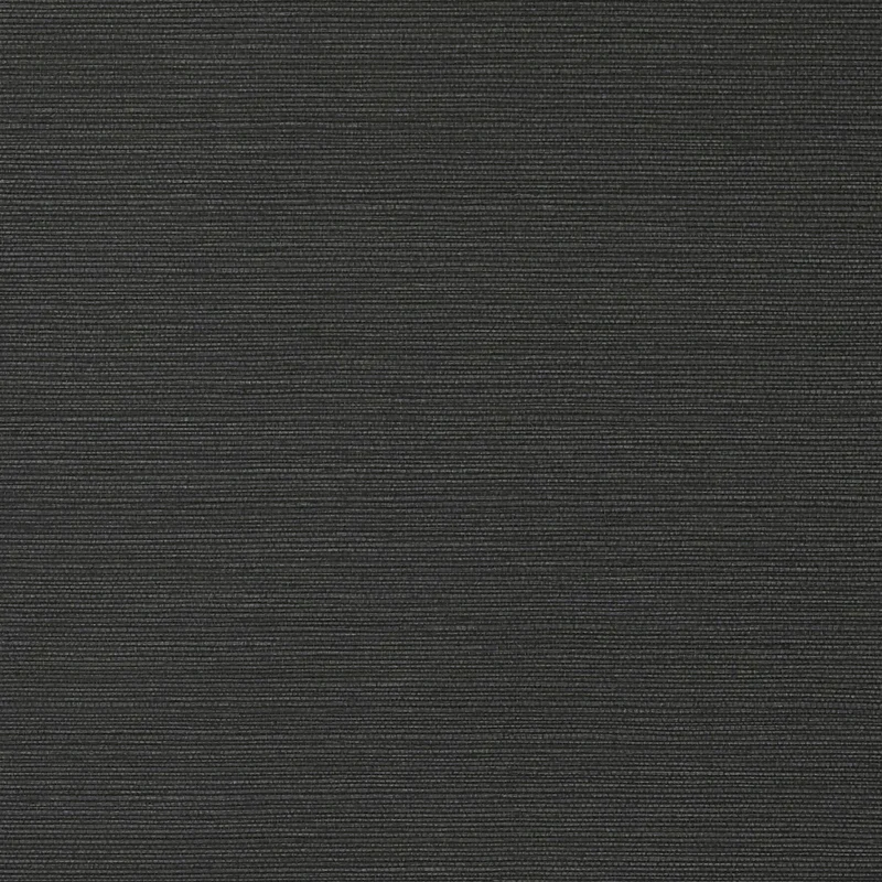 Thibaut Taluk Sisal — Black Embossed Vinyl on Non Woven wallpaper in Black