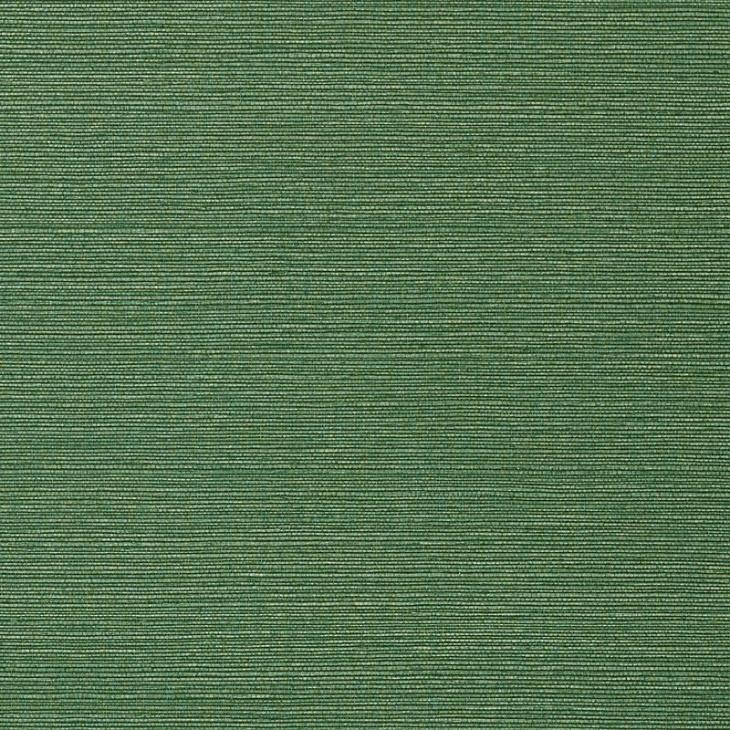 Thibaut Taluk Sisal — Green Embossed Vinyl on Non Woven wallpaper in Green